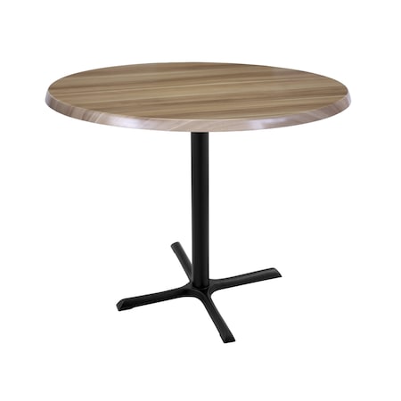 Holland Bar Stool Co 36" Tall In/Outdoor All-Season Table, 36" dia. Natural Top OD211-3036BWOD36RNat